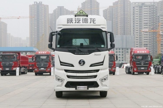 Προεξοχή Delong X6000 490HP 6x4 Truck Head Euro 6 Πρότυπο εκπομπών 10R22.5 Ελαστικά