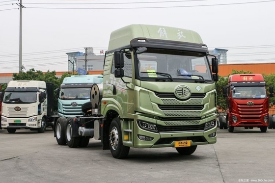 Qingdao Jiefang JH5 βαρύ φορτηγό 480 HP 6X4 φορτηγά ελκυστήρα LNG με Cruise Control ACC