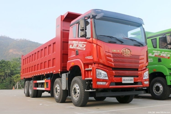 Μπουτίκ Jiefang JH6 βαρύ φορτηγό 430 HP 8X4 8.2m Dump Truck με αυτόματο παράθυρο σε ένα