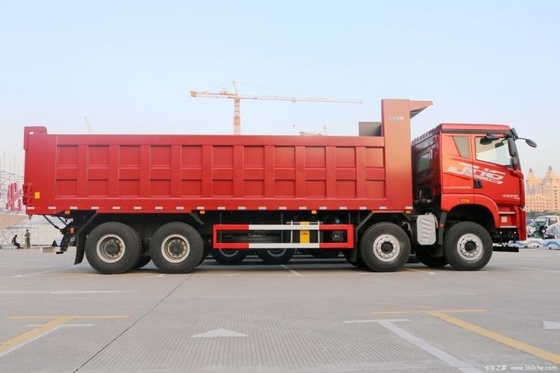 Μπουτίκ Jiefang JH6 βαρύ φορτηγό 430 HP 8X4 8.2m Dump Truck με αυτόματο παράθυρο σε ένα
