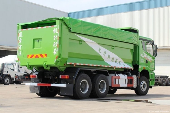 Τσίνγκντο Φύση JH6 375hp 6X4 5,6m φορτηγά σκουπιδιών Χρησιμοποιούνται αλλά σε εξαιρετική κατάσταση