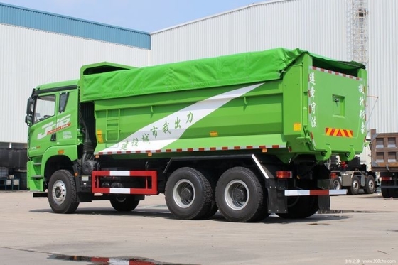 Τσίνγκντο Φύση JH6 375hp 6X4 5,6m φορτηγά σκουπιδιών Χρησιμοποιούνται αλλά σε εξαιρετική κατάσταση