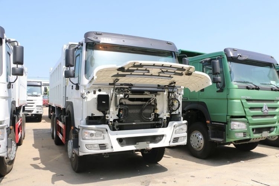 Χρησιμοποιηθέν HOWO-7 375hp 6X4 6.8m Dump Trucks σε εξαιρετική κατάσταση για το τμήμα βαρέων φορτηγών