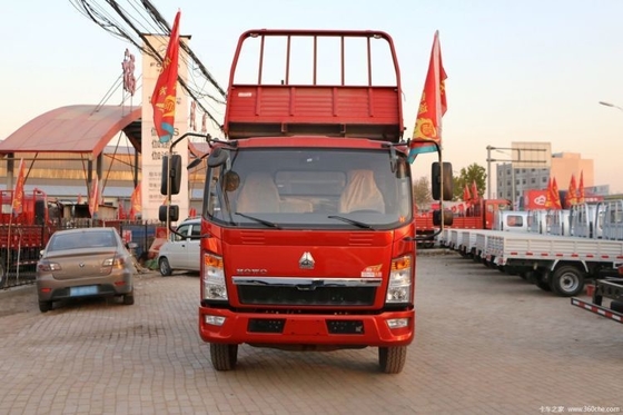 Μπουτίκ HOWO Humvee 129hp 4X2 4,15m Dump Trucks με χωρητικότητα δεξαμενής καυσίμου 100-200L