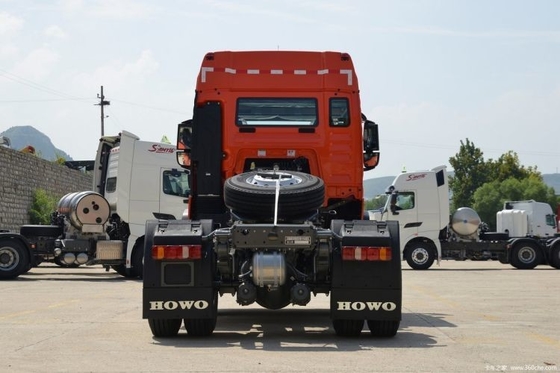 400HP 4X2 αυτόματο κλιματιστικό Λευκό Εθνικό βαρύ φορτηγό HOWO TX Τρακτέρ φορτηγά