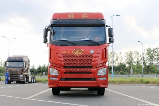 Χειροκίνητο κιβώτιο κιβωτίου Qingdao Jiefang JH6 βαρύ φορτηγό 430 HP 6X4 CNG τρακτέρ φορτηγό