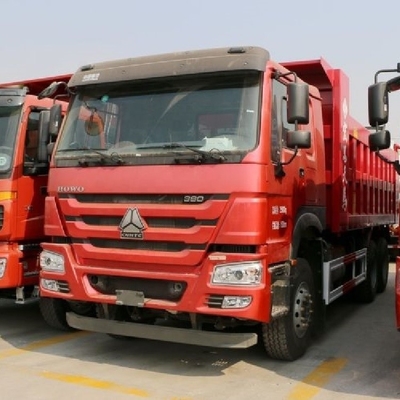 6X4 380 HP HOWO Dump Truck με 6m δεξαμενή φορτίου και 2 επιβάτες σε ένα φιλικό προς τον προϋπολογισμό
