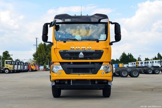 WEICHAI Μηχανή 400 HP 6X4 6.3m Dump Truck για 2 επιβάτες σε Εθνικό βαρύ φορτηγό