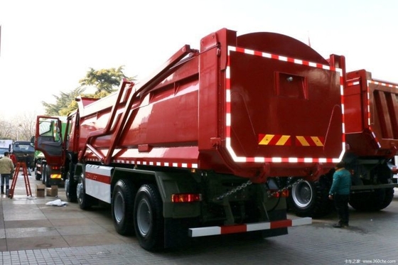Σημαντικό μεταχειρισμένο μπουτίκ SINOTRUCK HOWO βαρύ φορτηγό 440 HP 8X4 φορτηγό 7.6m