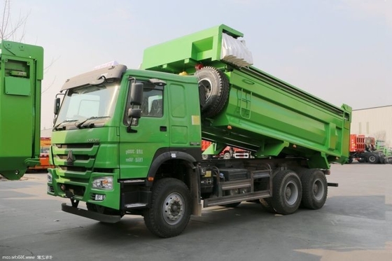 s Χρησιμοποιούμενη αγορά αυτοκινήτων SINOTRUCK HOWO 340 HP 6X4 6m Dump Trucks με αίτημα του πελάτη