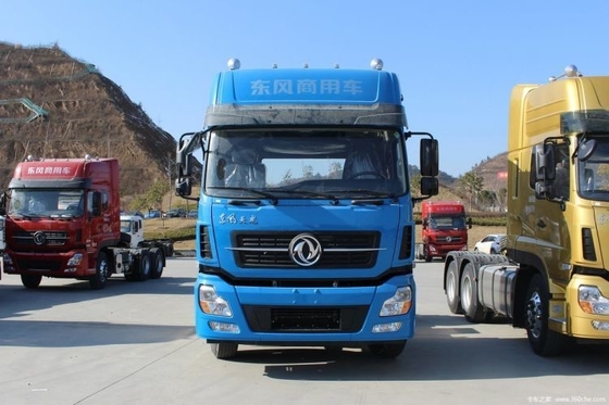 Το βαρύ φορτηγό Dongfeng Tianlong 340HP 4X2 ελκυστήρας αυτόματο παράθυρο και εκπομπή ευρώ
