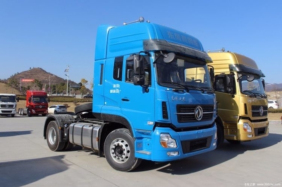 Το βαρύ φορτηγό Dongfeng Tianlong 340HP 4X2 ελκυστήρας αυτόματο παράθυρο και εκπομπή ευρώ