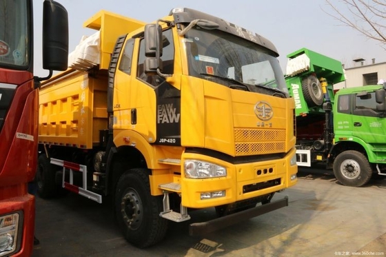 420 HP 6X4 Faw Jiefang J6P βαρύ φορτηγό βουνό έκδοση Dump Truck με οθόνη αφής