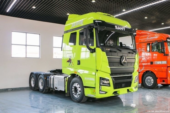Τριτοδύναμο βαρύ φορτηγό 585 HP 6X4 AMT αυτόματο φορτηγό τρακτέρ για αντίστροφη αλλαγή αριθμός 2