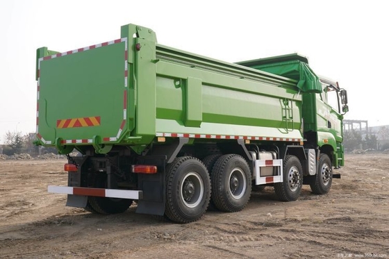 Επαγγελματίας του Τσινγκντάο Jiefang JH6 430 HP 8X4 6 μέτρα φορτηγά σκουπιδιών με ελαστικό αριθμό 12