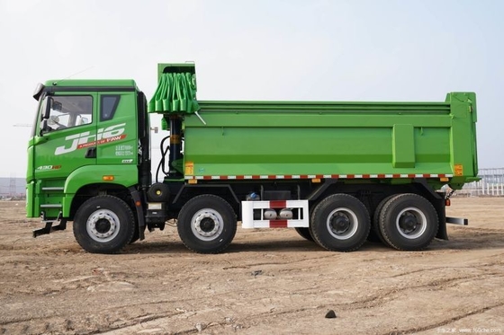 Επαγγελματίας του Τσινγκντάο Jiefang JH6 430 HP 8X4 6 μέτρα φορτηγά σκουπιδιών με ελαστικό αριθμό 12