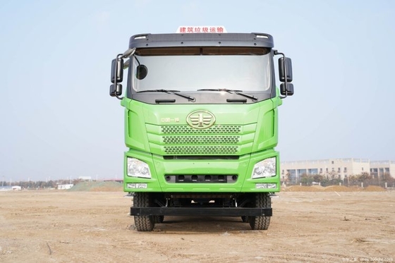 Επαγγελματίας του Τσινγκντάο Jiefang JH6 430 HP 8X4 6 μέτρα φορτηγά σκουπιδιών με ελαστικό αριθμό 12