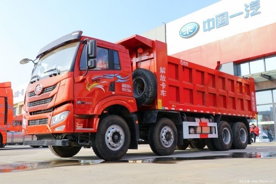 WEICHAI Μηχανή Qingdao Jiefang Wei V βαρύ φορτηγό 2,0 350 HP 8X4 6,5m Dump Trucks