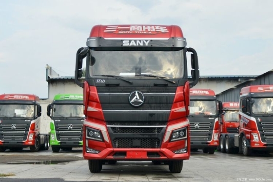 Τριάδα 460 HP 6X4 βαρύ φορτηγό κεφαλή 0 km Τρακτέρ με 360° πίσω κάμερα