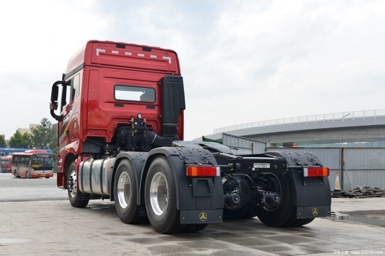 Τριάδα 460 HP 6X4 βαρύ φορτηγό κεφαλή 0 km Τρακτέρ με 360° πίσω κάμερα