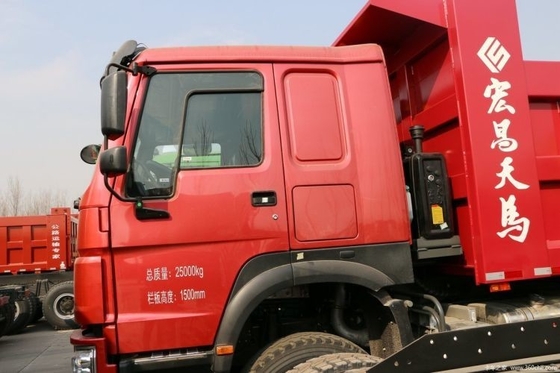 HOWO βαρύ φορτηγό 380 HP 6X4 6m φορτηγό σκουπιδιών για πολλαπλές μεταφορές