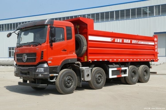 Προηγμένο εμπορικό όχημα Dongfeng Tianlong KC βαρύ φορτηγό 450hp 8X4 8,6m Dump Trucks