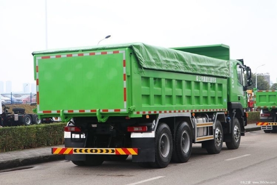 Ζεστό μεταχειρισμένο 0 χλμ Saic Hongyan Jieshi C6 460hp 8X4 6.7m AMT αυτόματο φορτηγό σκουπιδιών