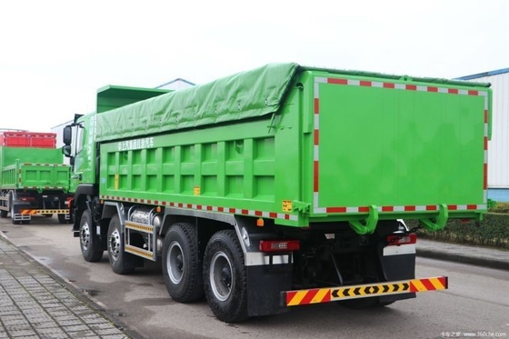 Ζεστό μεταχειρισμένο 0 χλμ Saic Hongyan Jieshi C6 460hp 8X4 6.7m AMT αυτόματο φορτηγό σκουπιδιών