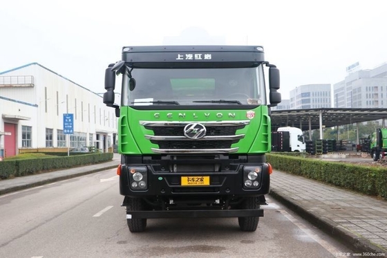 Ζεστό μεταχειρισμένο 0 χλμ Saic Hongyan Jieshi C6 460hp 8X4 6.7m AMT αυτόματο φορτηγό σκουπιδιών