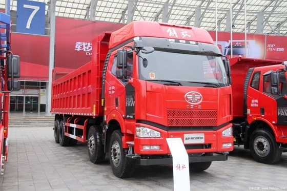460HP Faw Jiefang J6P βαρύ φορτηγό 8X4 8.8m φορτηγό σκουπιδιών για βαριά εργασίες κατασκευής