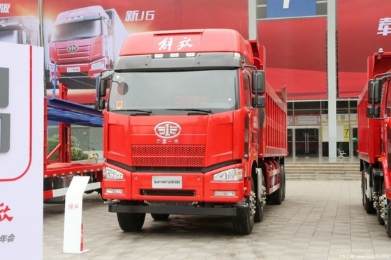 460HP Faw Jiefang J6P βαρύ φορτηγό 8X4 8.8m φορτηγό σκουπιδιών για βαριά εργασίες κατασκευής