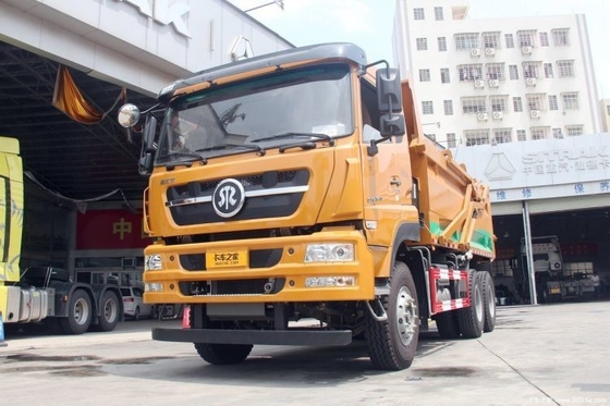 Έτοιμο 6X4 Steyr 340HP φορτηγό σκουπιδιών με 5,6m σώμα αυτόματο κλιματισμό συμπεριλαμβανομένου