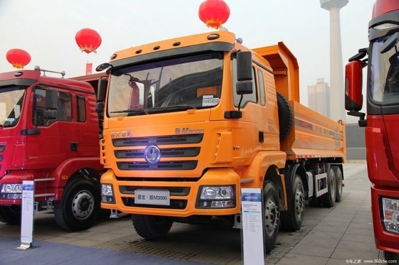Στροφή στα δεξιά Shacman Delong M3000 336 HP 8X4 7.4m Dump Truck με 12 ελαστικά