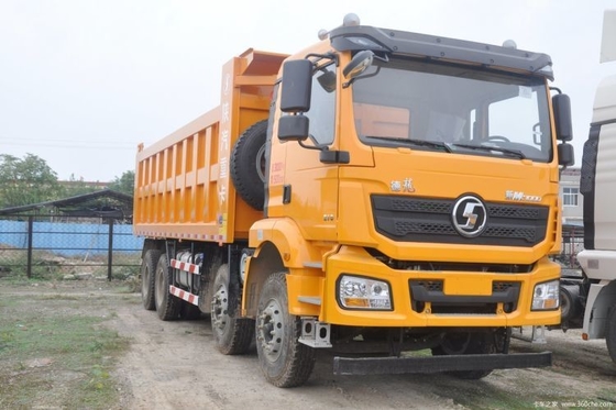 Χρησιμοποιούμενο Shacman Delon M3000 σύνθετο 350 HP 8X4 7 m φορτηγό σκουπιδιών με ESC Μεγάλη κατάσταση