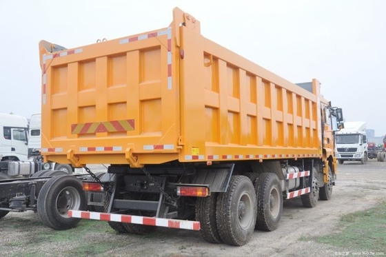 Χρησιμοποιούμενο Shacman Delon M3000 σύνθετο 350 HP 8X4 7 m φορτηγό σκουπιδιών με ESC Μεγάλη κατάσταση