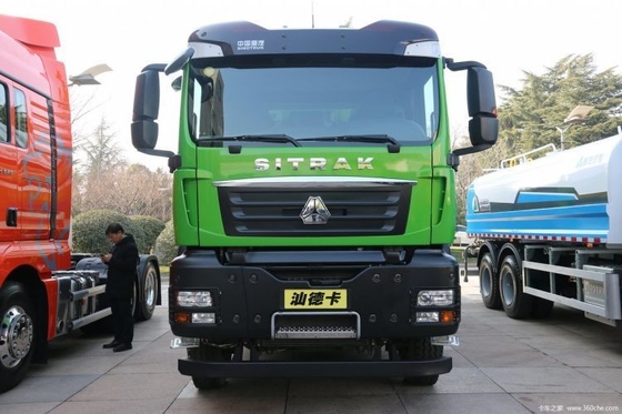 Χρησιμοποιούμενο SITRAK G7H βαρύ φορτηγό 6X4 φορτηγό σκουπιδιών με κάμερα πίσω 360 ° και σύστημα πολυμέσων