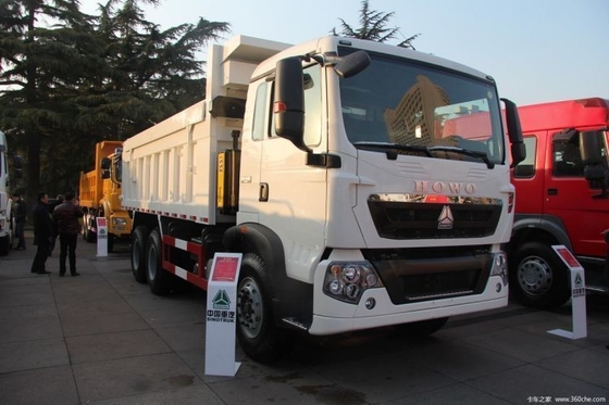 Sinotruk HOWO TX 380 HP 6X4 φορτηγό απορριμμάτων με 12 μπροστά μετατόπιση και δεξιά διεύθυνση