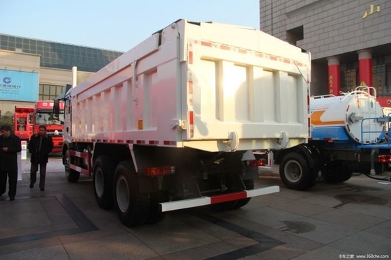 Sinotruk HOWO TX 380 HP 6X4 φορτηγό απορριμμάτων με 12 μπροστά μετατόπιση και δεξιά διεύθυνση