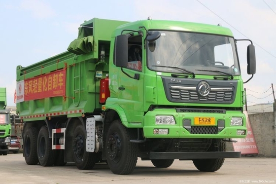6.2m Τροχαία απορριμμάτων 320hp 8X4 Dongfeng Εμπορικό Οχήμα Tianjin VR βαρύ φορτηγό για θερμό