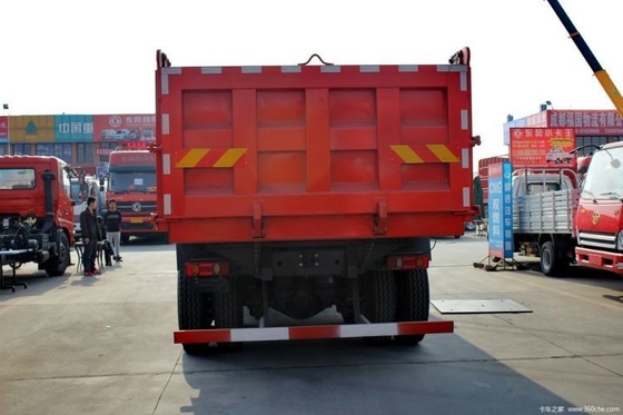 2010 Dongfeng Εμπορικό φορτηγό 280HP 8X4 7,6m Dump Truck με εναέρια ανάρτηση Κάθισμα του οδηγού