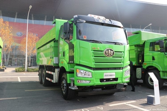 FAW Jiefang J6P βαρύ φορτηγό 390HP 6X4 5,6m φορτηγό ντάμπινγκ για τη μεταφορά βαρέων φορτίων