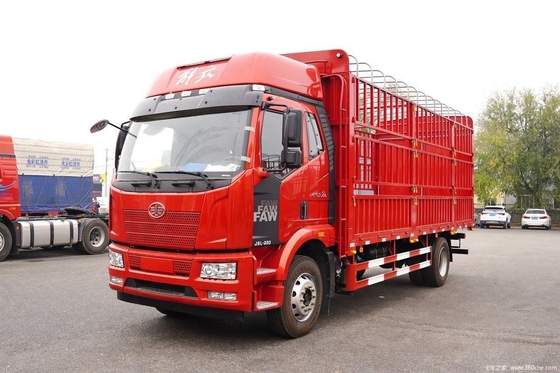 Αυτοματοποιημένο κλιματιστικό Faw Jiefang J6L Zhongka Chuangfu 220HP 4X2 6.8m μεταχειρισμένο φορτηγό