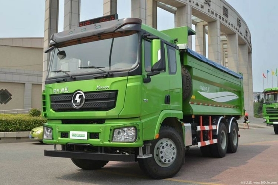 Χαμηλή πώληση Χρησιμοποιείται 0 Km Shacman Delong X3000 336 HP 6X4 5,6m Muck Dump Truck για 2 επιβάτες