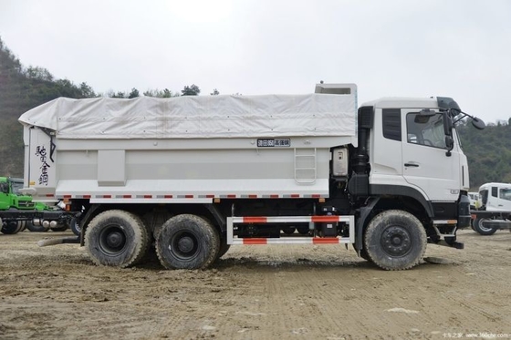 Μπουτίκ Dongfeng Εμπορικό όχημα Tianlong KC βαρύ φορτηγό 350hp 6X4 5.4m Dump Truck