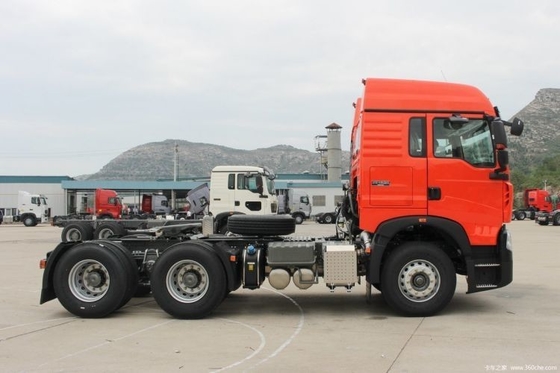 Μέγιστη ταχύτητα 110KM h Χρησιμοποιούμενο HOWO TX 430 HP 6X4 Τρακτέρ φορτηγό με χωρητικότητα κινητήρα 8L