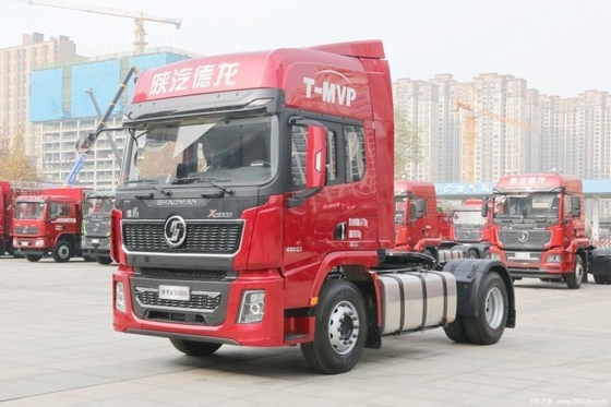 Αριστερή οδήγηση Shacman Delong X5000 460 HP 6x4 Tractor Head με σύστημα πολυμέσων