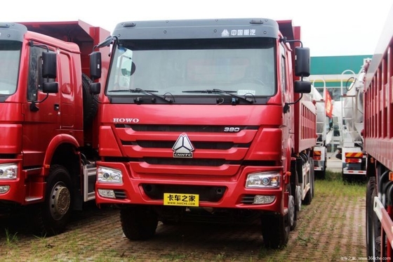 Sinotruk HOWO βαρύ φορτηγό 380 HP 8X4 7,8m φορτηγά σκουπιδιών με εναέρια ανάρτηση και κάθισμα οδηγού