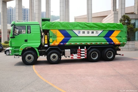 Ζεστό Boutique Shacman Delong M3000 336 HP 8X4 6.5m Dump Truck με 12 μπροστά μετατόπιση