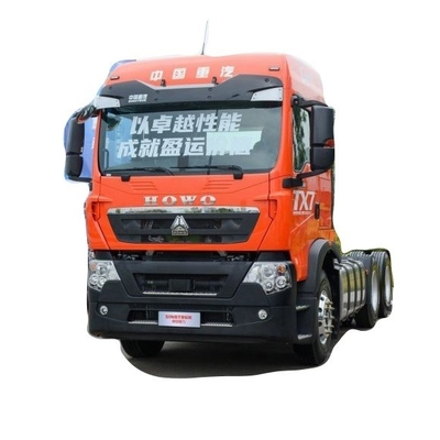 430 HP 6X4 Χρησιμοποιούμενο κεφάλι φορτηγού HOWO TX βαρύ ελκυστήρα φορτηγού με μεγάλη χωρητικότητα δεξαμενής καυσίμου