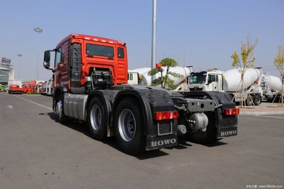 430 HP 6X4 Χρησιμοποιούμενο κεφάλι φορτηγού HOWO TX βαρύ ελκυστήρα φορτηγού με μεγάλη χωρητικότητα δεξαμενής καυσίμου